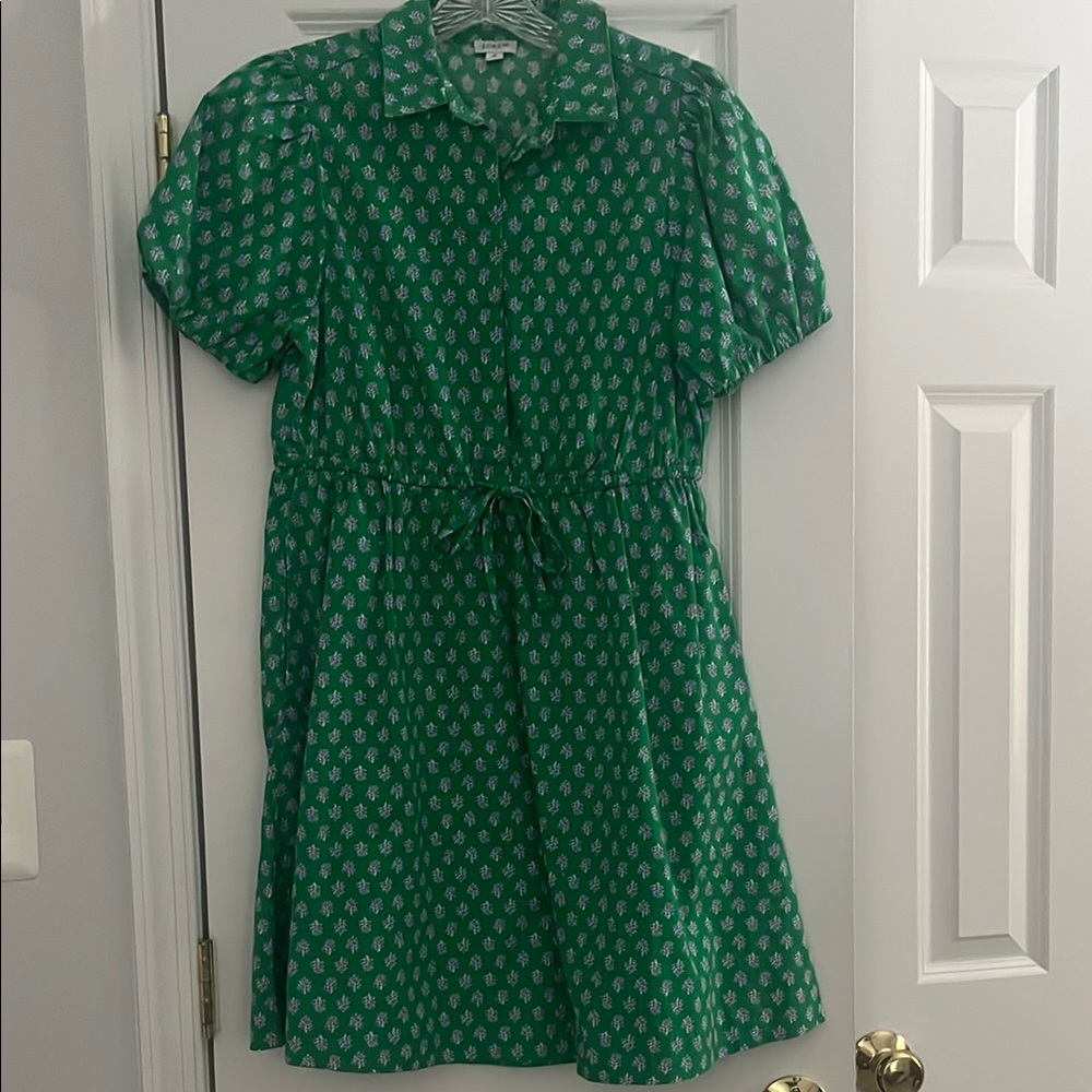 Green Patterned Dress